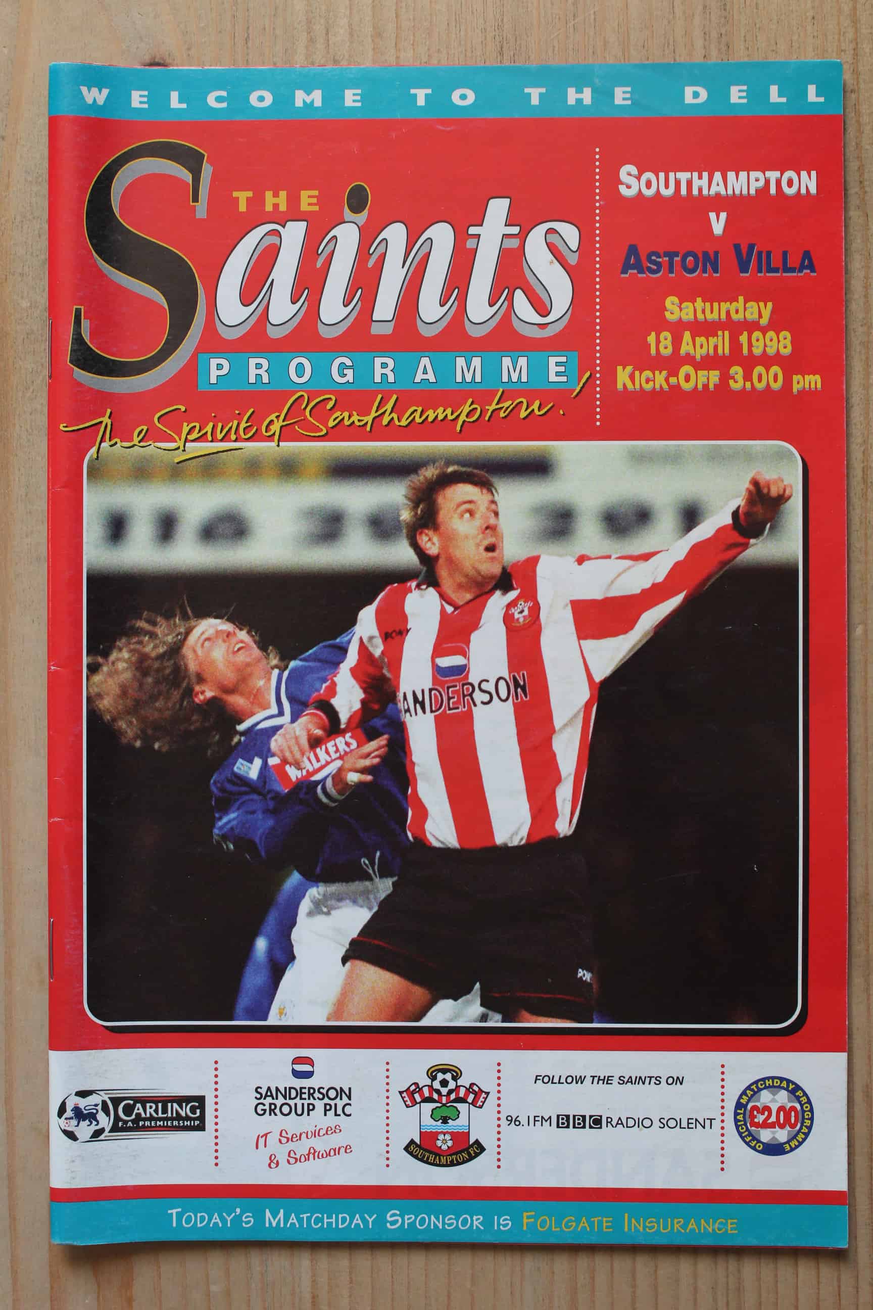 Southampton FC v Aston Villa FC